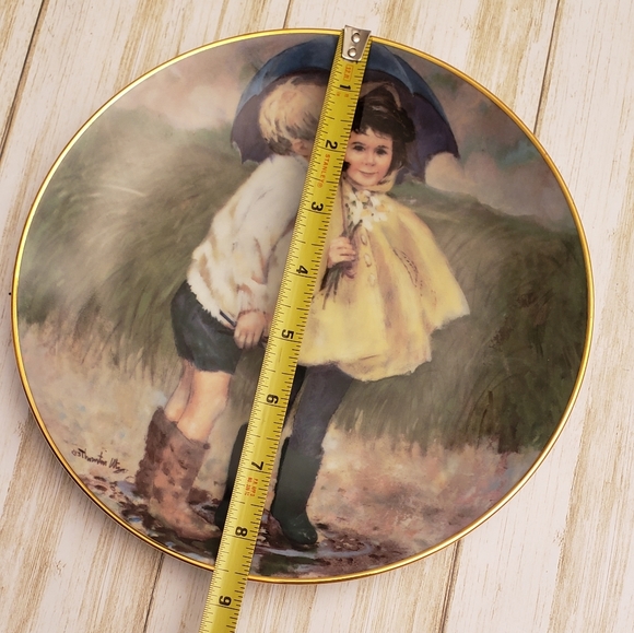 VTG. "A Stolen Kiss" Collector's Plate - Picture 3 of 5